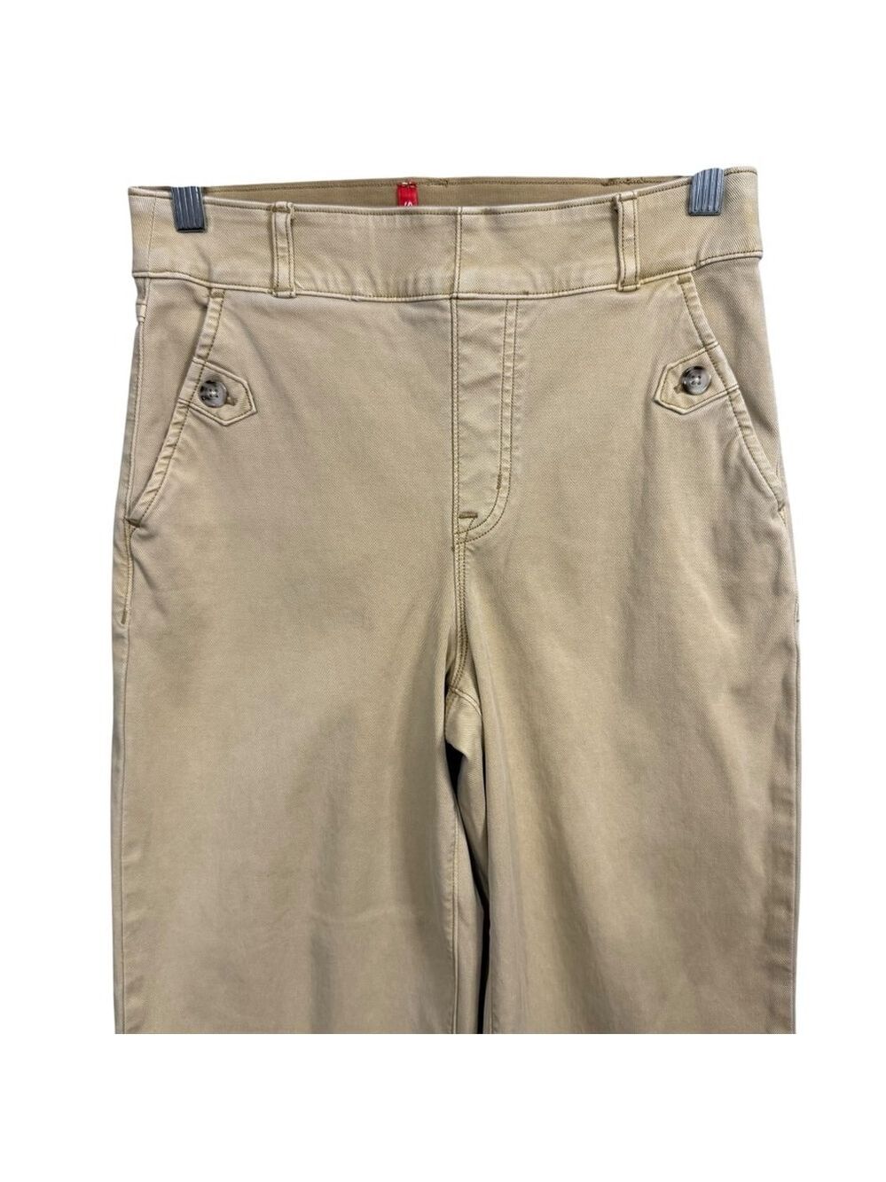 Spanx Khaki Pants Size‎ Small High Rise Stretch Button Pocket Pants - Picture 2 of 8